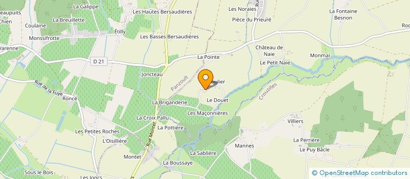 localisation de l'entreprise MONSIEUR SYLVAIN BOUARD  AVON-LES-ROCHES