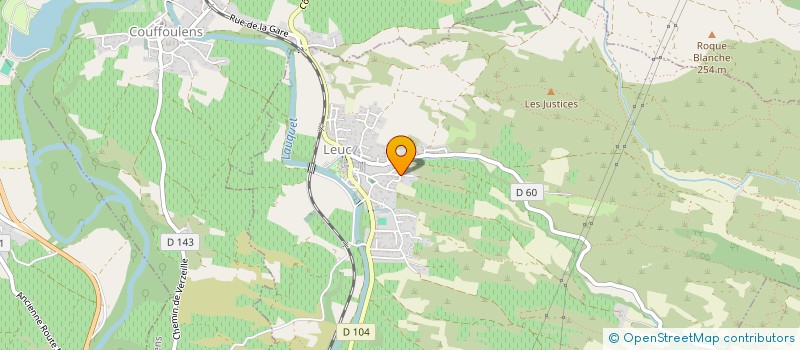 localisation de l'entreprise MONSIEUR SYLVAIN BOUCANSAUD  LEUC