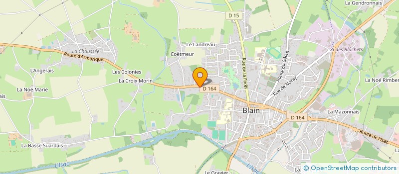 localisation de l'entreprise MONSIEUR SYLVAIN BOUCAUD  BLAIN