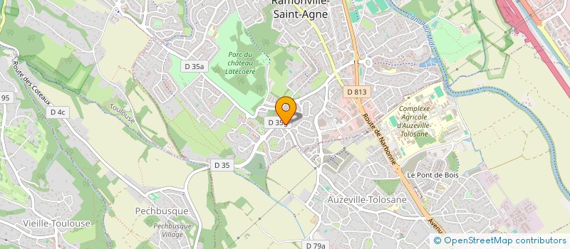 localisation de l'entreprise MONSIEUR SYLVAIN BOUCHATON  RAMONVILLE-SAINT-AGNE