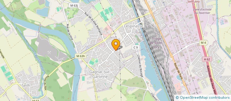 localisation de l'entreprise MONSIEUR SYLVAIN BOULESTEIX  GAGNAC-SUR-GARONNE