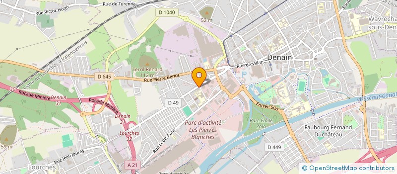 localisation de l'entreprise MONSIEUR SYLVAIN BOULINGUIEZ à DENAIN