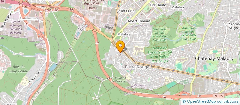 localisation de l'entreprise MONSIEUR SYLVAIN BOURGUIGNON  CHATENAY-MALABRY