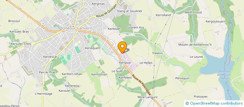 localisation de l'entreprise MONSIEUR SYLVAIN BOURLEAU à PLONEOUR LANVERN