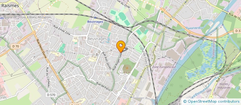 localisation de l'entreprise MONSIEUR SYLVAIN BOURLET  BEUVRAGES