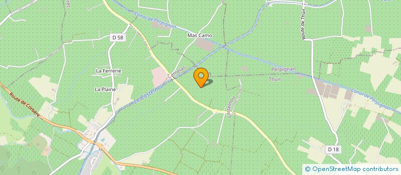 localisation de l'entreprise MONSIEUR SYLVAIN BOURMDANE  TORDERES