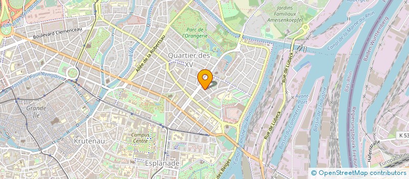 localisation de l'entreprise MONSIEUR SYLVAIN BOURRIERES à STRASBOURG