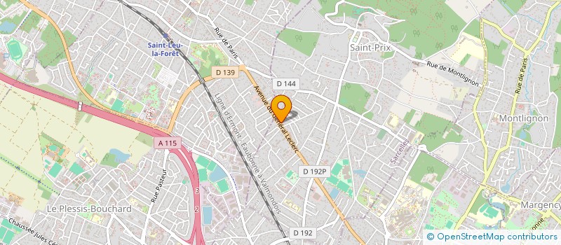 localisation de l'entreprise MONSIEUR SYLVAIN BOURTEELE à SAINT-PRIX