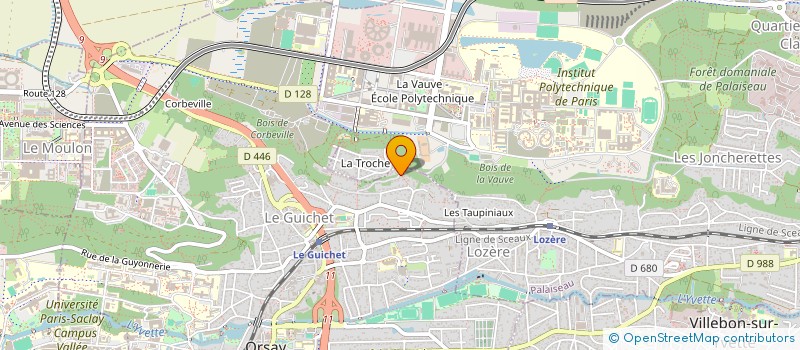localisation de l'entreprise MONSIEUR SYLVAIN BOUTEIL à ORSAY