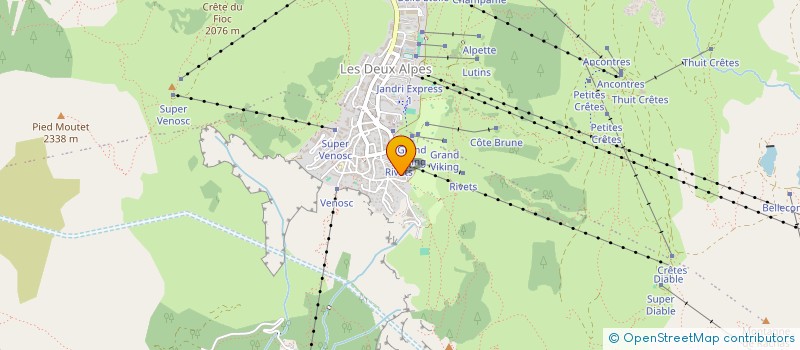 localisation de l'entreprise MONSIEUR SYLVAIN BOUTHORS  LES DEUX ALPES