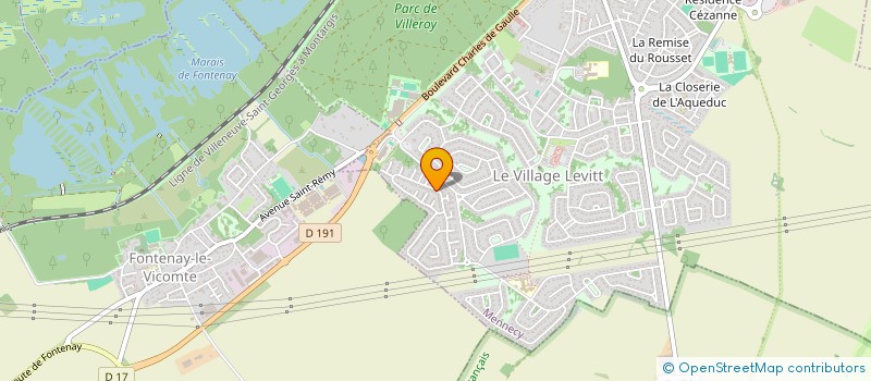 localisation de l'entreprise MONSIEUR SYLVAIN BOUVARD à MENNECY