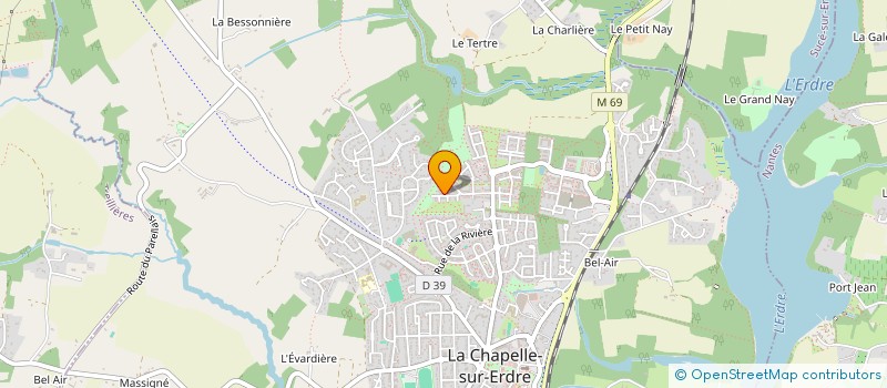 localisation de l'entreprise MONSIEUR SYLVAIN BOUYER à LA CHAPELLE-SUR-ERDRE