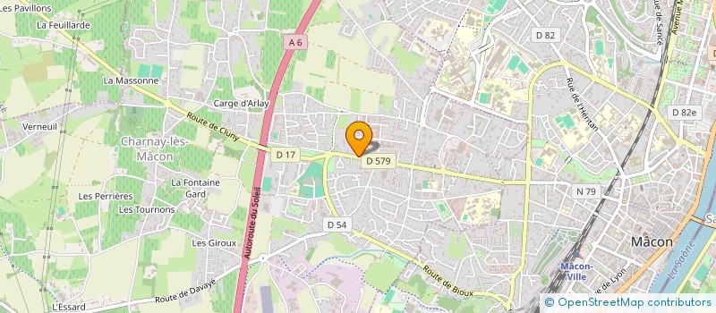 localisation de l'entreprise MONSIEUR SYLVAIN BOVE  CHARNAY-LES-MACON