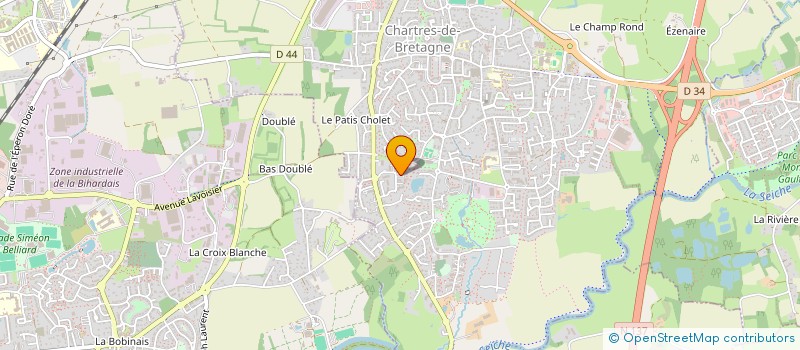 localisation de l'entreprise MONSIEUR SYLVAIN BRAJEUL à CHARTRES-DE-BRETAGNE