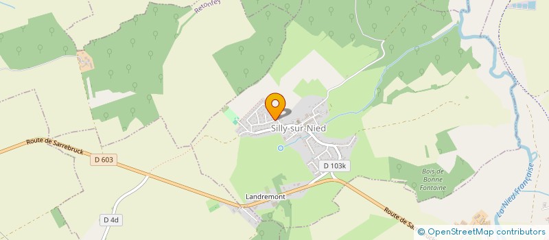 localisation de l'entreprise MONSIEUR SYLVAIN BRANCOURT  SILLY-SUR-NIED