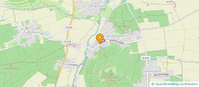 localisation de l'entreprise MONSIEUR SYLVAIN BRAND  DAHLENHEIM