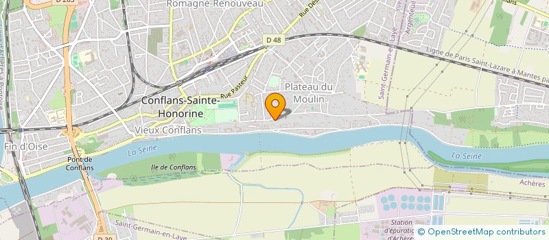 localisation de l'entreprise MONSIEUR SYLVAIN BRAULT à CONFLANS-SAINTE-HONORINE