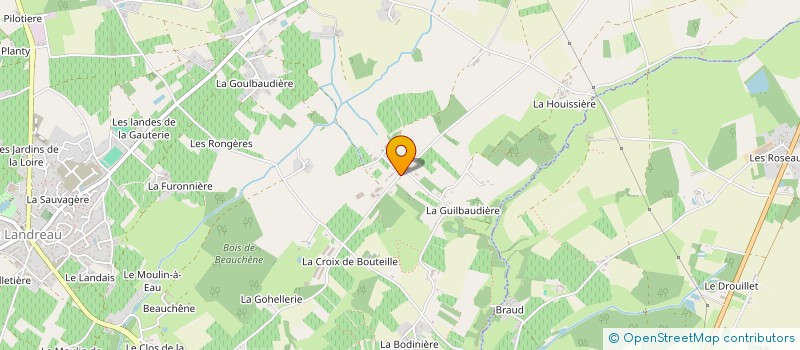 localisation de l'entreprise MONSIEUR SYLVAIN BREGEON à LE LOROUX-BOTTEREAU
