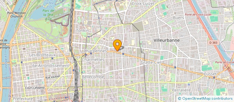 localisation de l'entreprise MONSIEUR SYLVAIN BRESSON  VILLEURBANNE