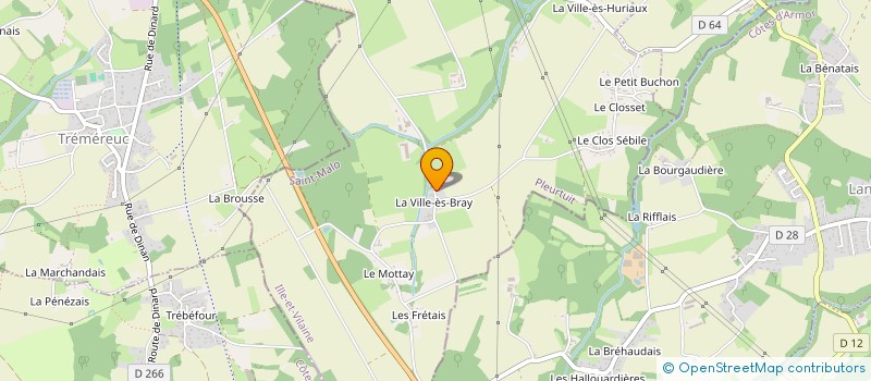 localisation de l'entreprise MONSIEUR SYLVAIN BRIANT  PLEURTUIT