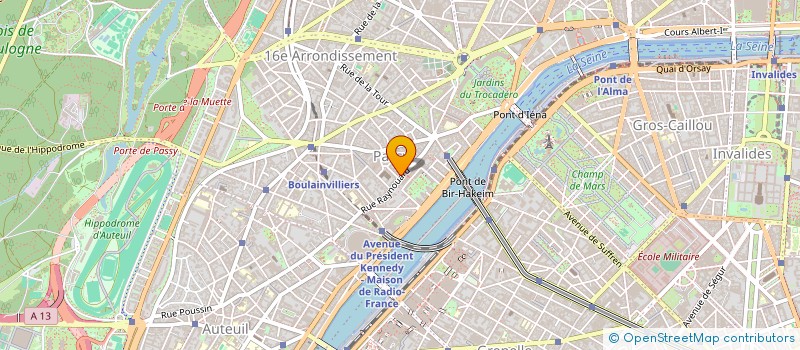 localisation de l'entreprise MONSIEUR SYLVAIN BRIOUDE  PARIS