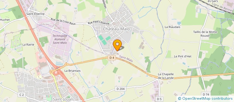 localisation de l'entreprise MONSIEUR SYLVAIN BROCHARD à SAINT-MALO