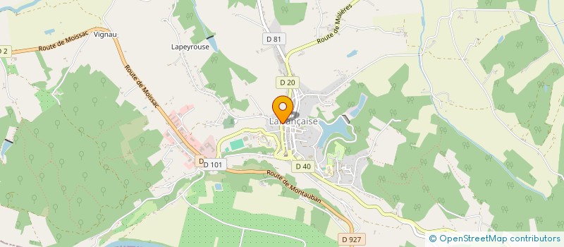 localisation de l'entreprise MONSIEUR SYLVAIN BROUILLET  LAFRANCAISE