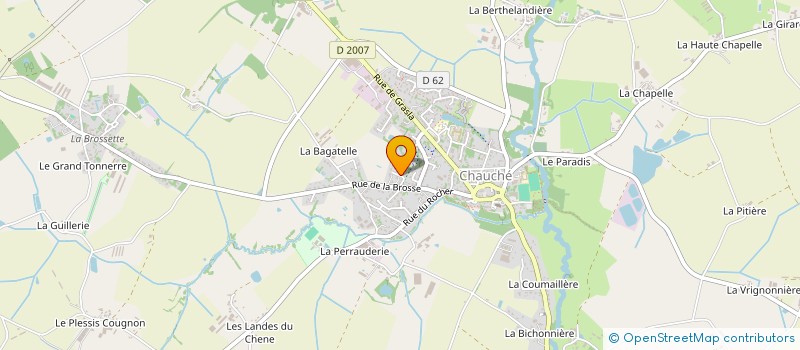 localisation de l'entreprise MONSIEUR SYLVAIN BRU  CHAUCHE