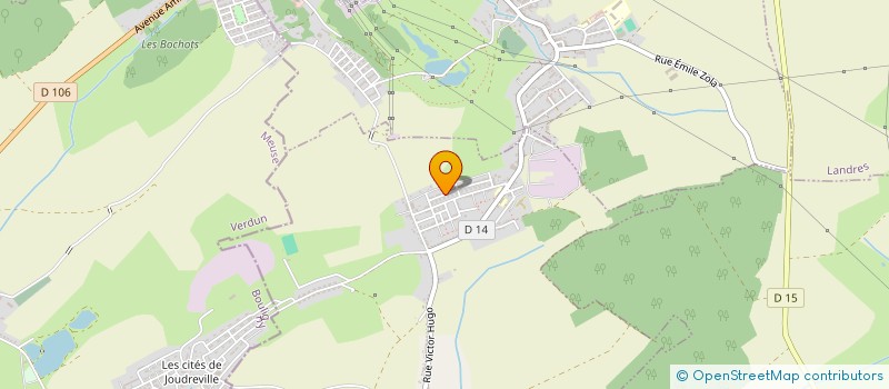 localisation de l'entreprise MONSIEUR SYLVAIN BRUNEAU  MOUTIERS