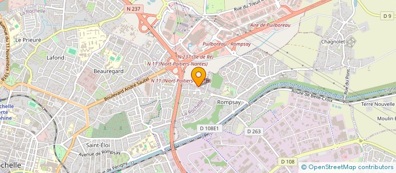 localisation de l'entreprise MONSIEUR SYLVAIN BRUNET  LA ROCHELLE