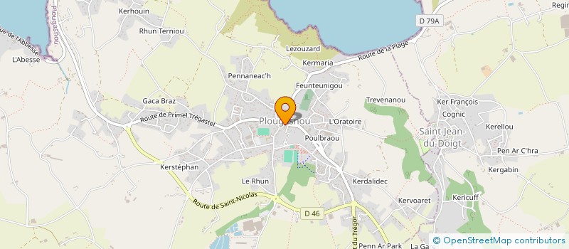 localisation de l'entreprise MONSIEUR SYLVAIN BRUNETTI  PLOUGASNOU