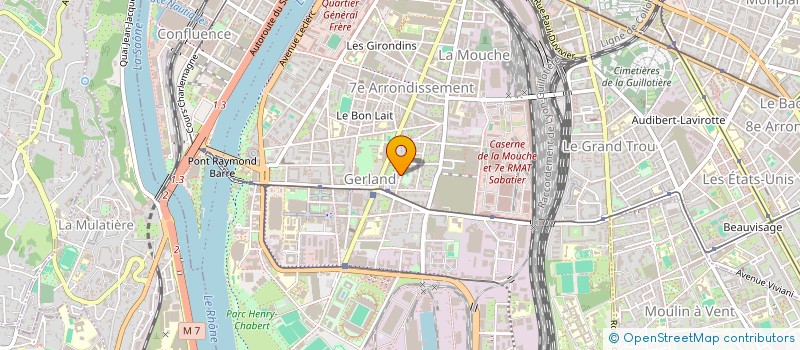 localisation de l'entreprise MONSIEUR SYLVAIN BRUNIER  LYON