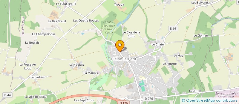 localisation de l'entreprise MONSIEUR SYLVAIN BURBAN à PLELAN-LE-PETIT