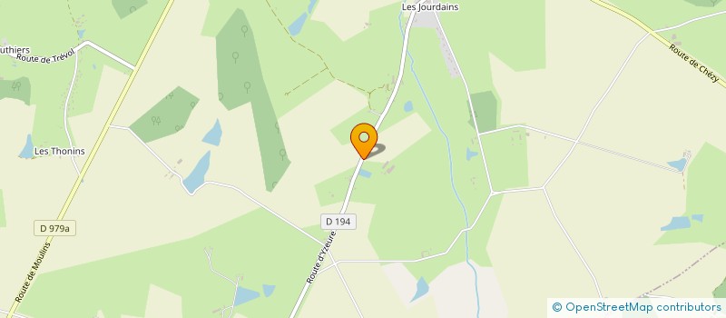 localisation de l'entreprise MONSIEUR SYLVAIN BURTIN  GENNETINES