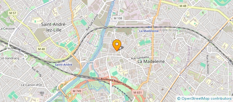 localisation de l'entreprise MONSIEUR SYLVAIN BUSCOT à LA MADELEINE
