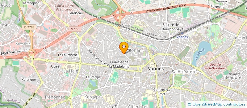 localisation de l'entreprise MONSIEUR SYLVAIN BUSSEREAU à VANNES