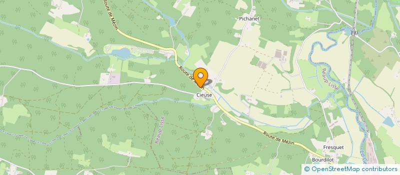 localisation de l'entreprise MONSIEUR SYLVAIN BUZET  REAUP-LISSE