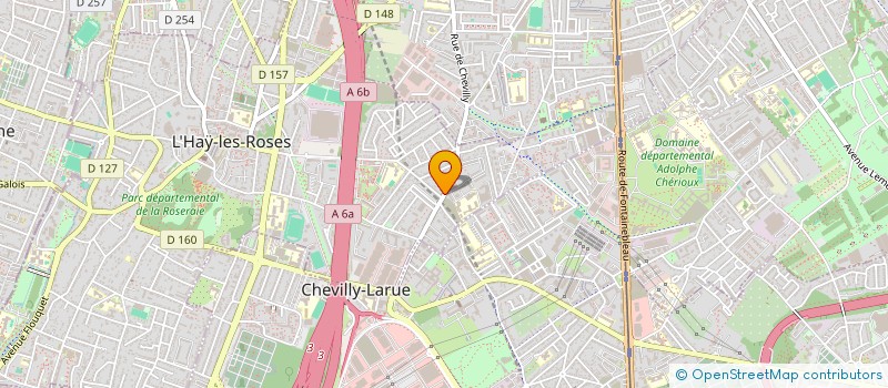 localisation de l'entreprise MONSIEUR SYLVAIN CACCIA  L'HAY-LES-ROSES