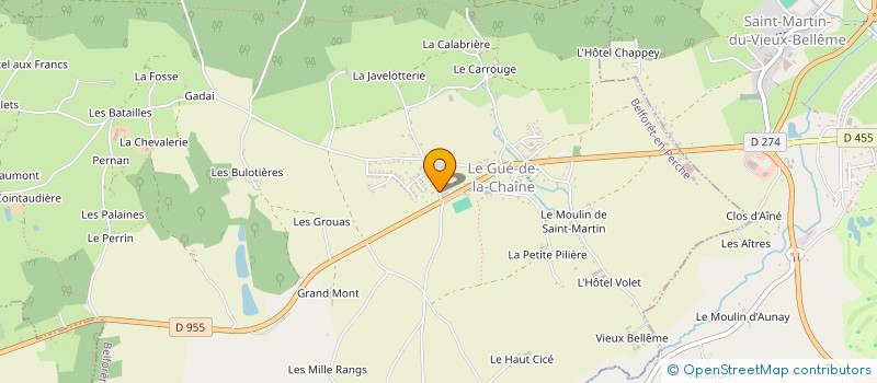 localisation de l'entreprise MONSIEUR SYLVAIN CAFFIER à BELFORET-EN-PERCHE