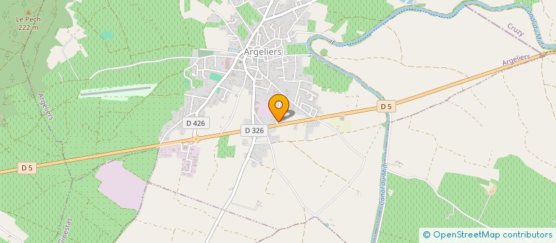 localisation de l'entreprise MONSIEUR SYLVAIN CAISSO  ARGELIERS