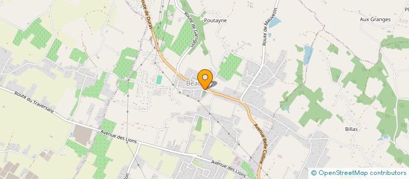 localisation de l'entreprise MONSIEUR SYLVAIN CALATAYUD  BIRAC SUR TREC