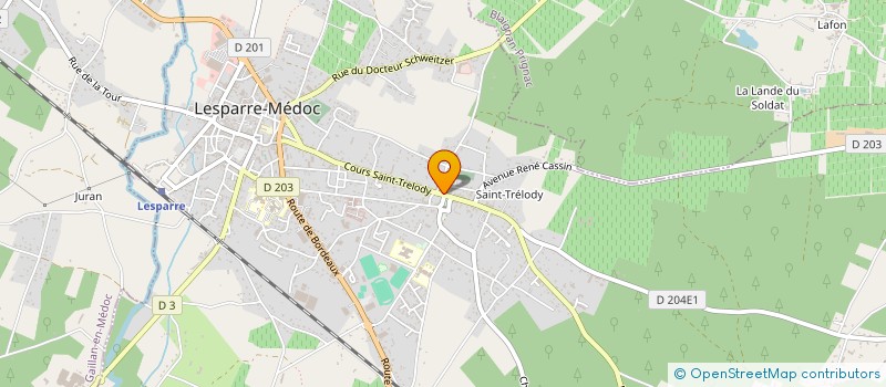 localisation de l'entreprise MONSIEUR SYLVAIN CAMPET  LESPARRE-MEDOC