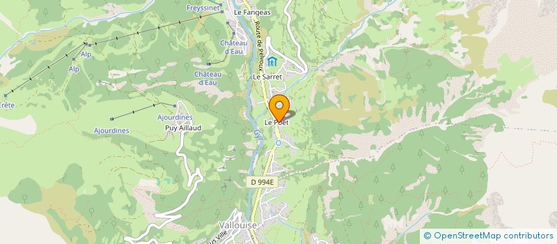localisation de l'entreprise MONSIEUR SYLVAIN CANCHON à VALLOUISE-PELVOUX