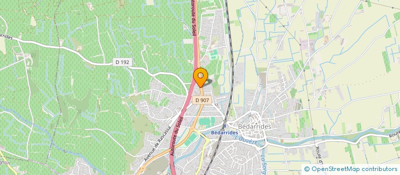 localisation de l'entreprise MONSIEUR SYLVAIN CARBONNEL  BEDARRIDES