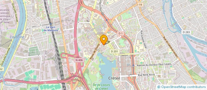 localisation de l'entreprise MONSIEUR SYLVAIN CARDINAUD  CRETEIL