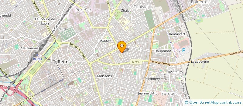 localisation de l'entreprise MONSIEUR SYLVAIN CARNOT  REIMS