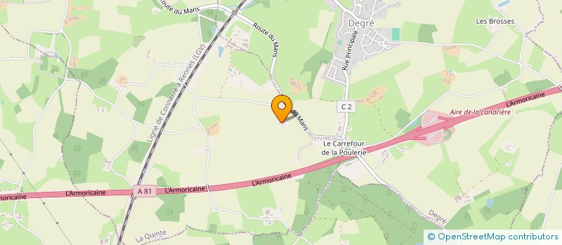 localisation de l'entreprise MONSIEUR SYLVAIN CARRE  LA QUINTE