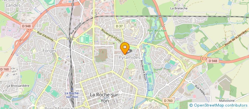localisation de l'entreprise MONSIEUR SYLVAIN CARRON à LA ROCHE-SUR-YON