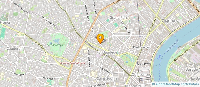 localisation de l'entreprise MONSIEUR SYLVAIN CAVALLIN à BORDEAUX