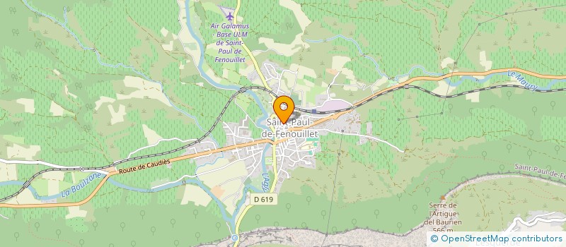 localisation de l'entreprise MONSIEUR SYLVAIN CENIT  SAINT-PAUL-DE-FENOUILLET